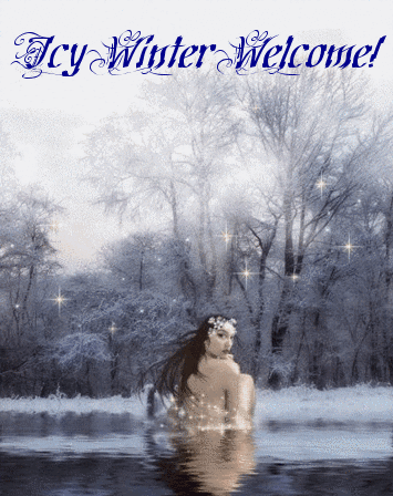 Adorable Icy Winter Welcome Graphic
